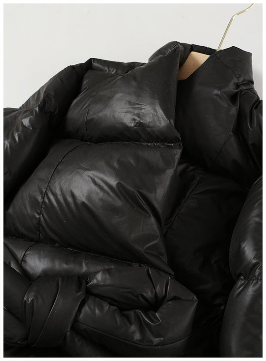 Chaqueta de Algodón Ajustada con Costuras de Camuflaje y Puños Tejidos - Image 10