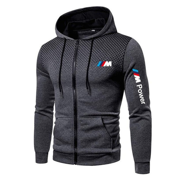 Sudadera Deportiva de Algodón con Cierre - Estilo Casual para Outdoor