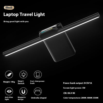 Lámpara LED Portátil para Notebook con Protección Ocular y Power Bank - Image 6