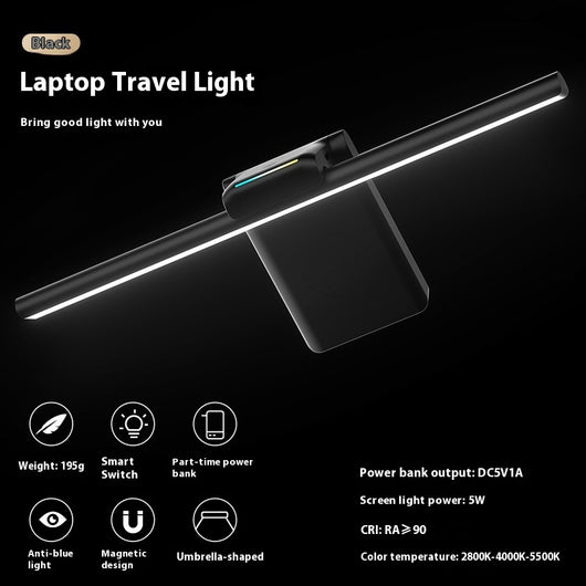 Lámpara LED Portátil para Notebook con Protección Ocular y Power Bank - Image 6