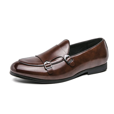 Zapatos de Cuero para Hombre Otoño con Doble Hebilla - Image 5