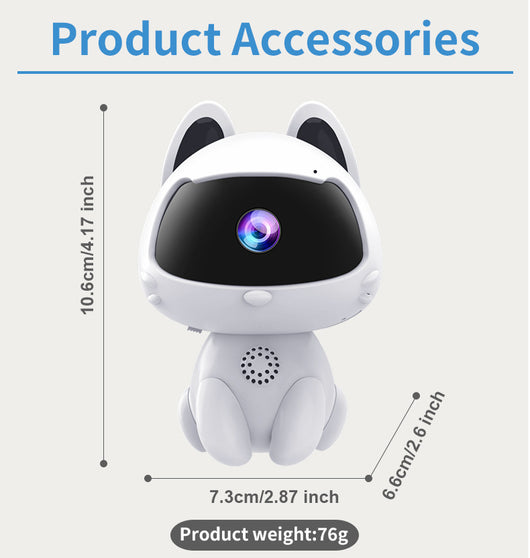 Cámara de Vigilancia Inteligente V380 para Mascotas - Image 4