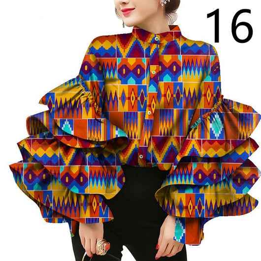 Camiseta Estampada con Volantes para Mujer - Ideal para Diario - Image 14
