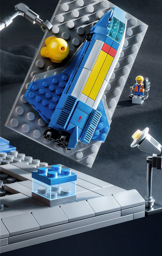 Modelo de Transbordador Espacial Chino - Bloques de Construcción Militar Educativo - Image 6
