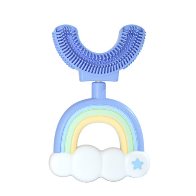 Cepillo de Dientes Infantil en Forma de U con Gel de Sílice y Desinfección Automática - Image 11