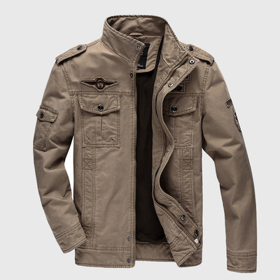 Chaqueta Militar Táctica de Algodón para Hombre - Talla Grande Estilo Casual Europeo - Image 9