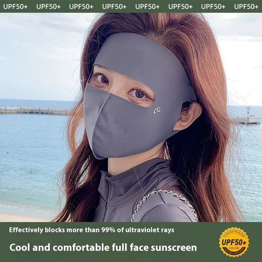 Máscara Protectora Solar Ice Silk para Cuello y Rostro con Respiraderos - Image 4