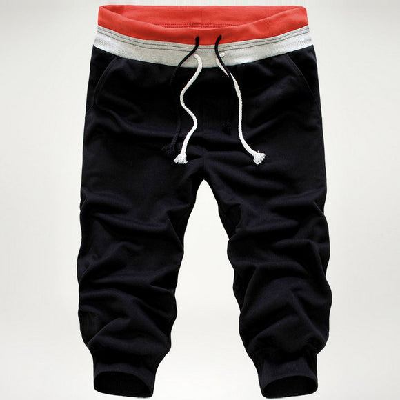 Pantalones Casuales Cortos para Hombre con Cierre de Cordones