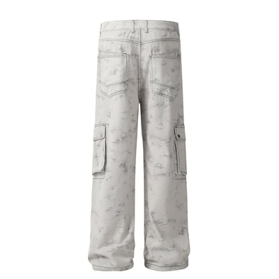Pantalones Largos Hombre Estilo Retro Americano para Otoño Invierno - Image 4