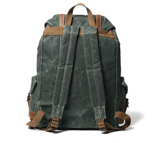 Mochila de Lona Resistente para Viajes y Montaña - Unisex - Image 9