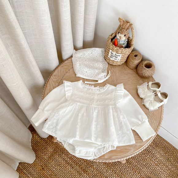 Vestido Princesa Niña con Detalles Bordados y Falda Superpuesta
