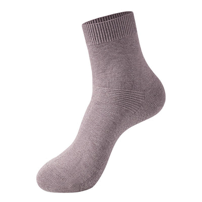 Calcetines Antibacterianos de Algodón Puro para Mujer - Caña Media sin Costuras - Image 3