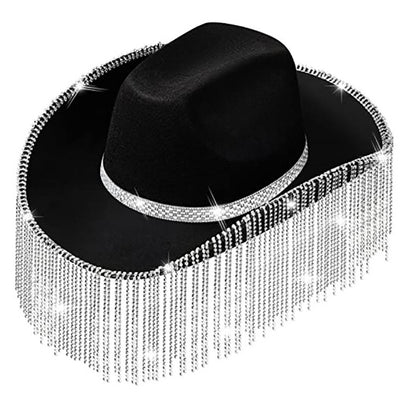 Sombrero Vaquero Denim con Cristales para Dama de Honor - Image 4
