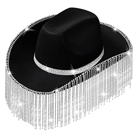 Sombrero Vaquero Denim con Cristales para Dama de Honor - Image 4