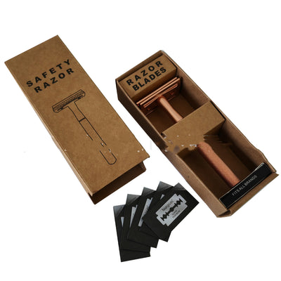 Afeitadora Manual de Cobre Estilo Clásico para Hombres - Image 6