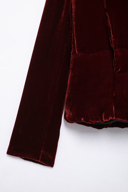 Chaqueta Abrigo Terciopelo Mujer Otoño Multiusos - Image 11