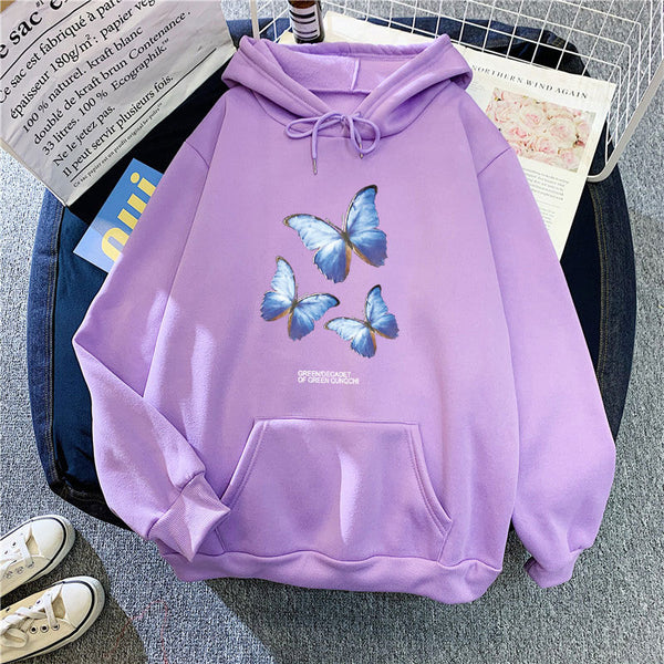Sudadera Hoodie Oversized de Forro Polar para Mujer - Talla Plus