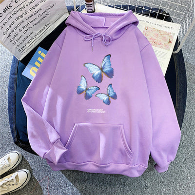 Sudadera Hoodie Oversized de Forro Polar para Mujer - Talla Plus - Image 2
