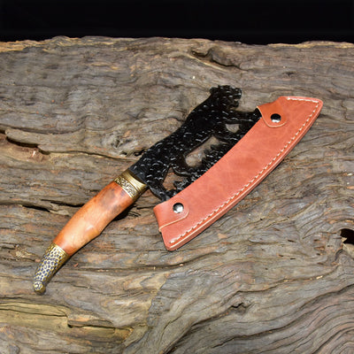 Cuchillo Carnicero Forjado a Mano - Filo Profesional - Image 2