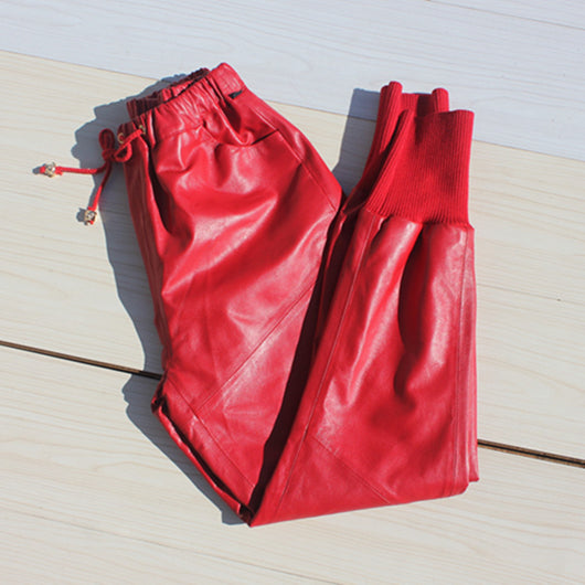 Pantalones de Cuero Gamuza Auténtica - Image 6