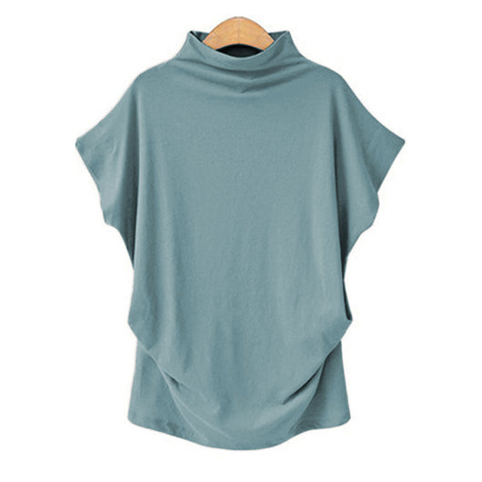Blusa Cuello Alto con Mangas Murciélago - Image 24