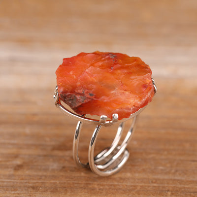 Anillo Ajustable de Oro con Perlas Irregulares - Image 10