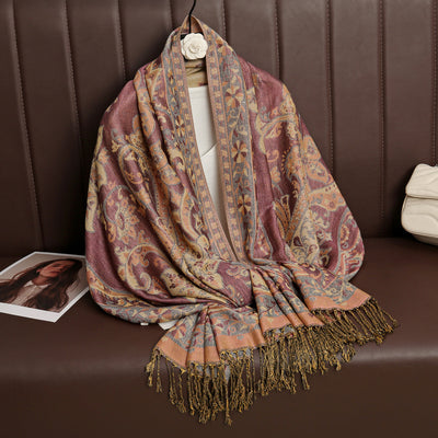 Chal Jacquard para Mujer - Ligero y Versátil para Primavera y Verano - Image 15