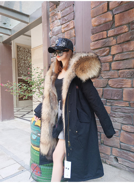 Abrigo Largo de Lana con Cuello para Invierno - Image 16