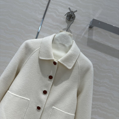 Abrigo de Cachemira con Solapa Elegante Efecto Adelgazante - Image 15