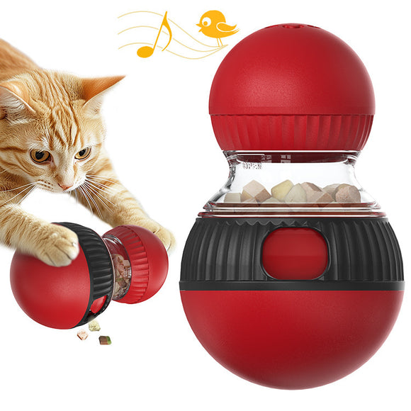 Juguete Interactivo de Bola Dispensadora con Sonidos de Gato