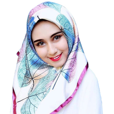 Pañuelo Cuadrado Grande de Seda Simulada - Accesorio Versátil para Mujer - Image 35