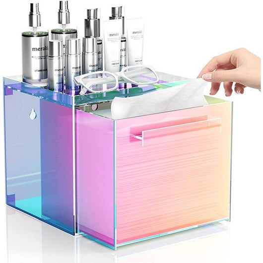 Organizador de Maquillaje Acrílico Montado en Pared con Cajón - Image 6
