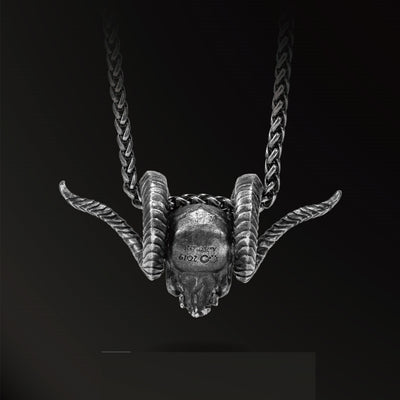 Colgante de Plata 925 con Incrustaciones de Oro 18k Estilo Punk - Image 4