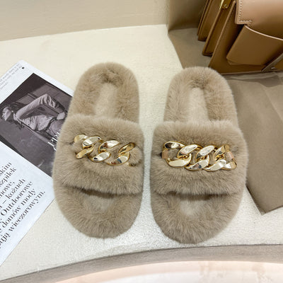 Pantuflas Peludas Acolchonadas Interior y Exterior - Image 6