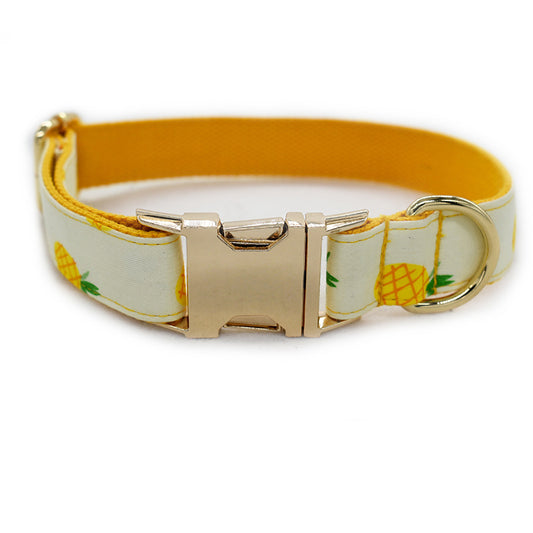 Collar para Mascotas Piña Amarilla