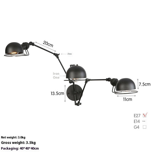 Lámpara LED de Pared Articulada para Estudio y Dormitorio - Image 33