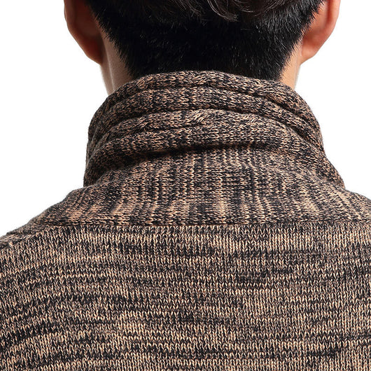Cardigan de Algodón para Hombre - Suéter Tejido con Botones - Image 13