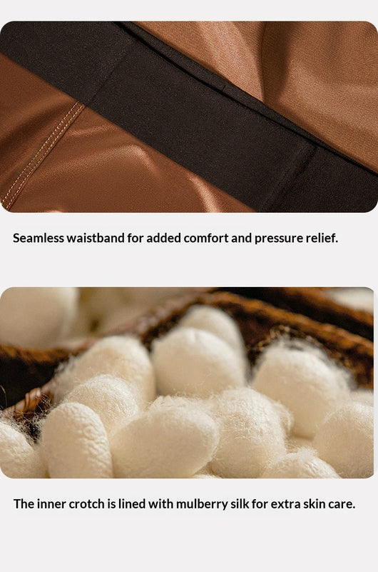 Calzoncillos Boxer Briefs de Seda de Hielo Satinada Antibacteriana para Hombre - Image 16