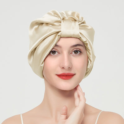 Gorro de Seda Mulberry 100% para Dormir - Doble Capa Protectora para Cabello y Piel - Image 6