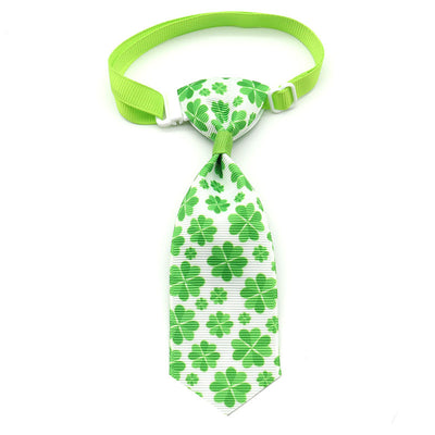 Corbata para Mascotas con Moño de Trébol de Cuatro Hojas - Día de San Patricio - Image 8
