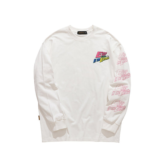 Playera Holgada de Manga Larga con Estampado de Billar para Hombre y Mujer - Image 14