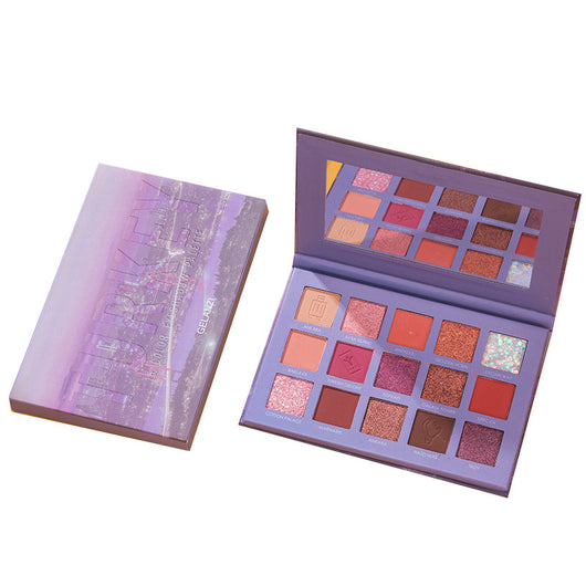 Paleta de Sombras 15 Colores con Brillos Lentejuelas Perlados Resistente al Agua - Image 11
