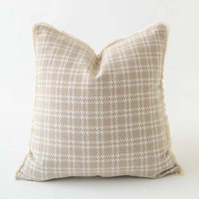 Funda de Cojín para Sofá en Tono Avena - Elegancia Neutral para tu Sala - Image 13