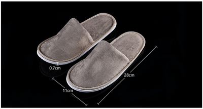 Pantuflas Acolchadas Reutilizables tipo Felpa para Hospedaje - Image 4
