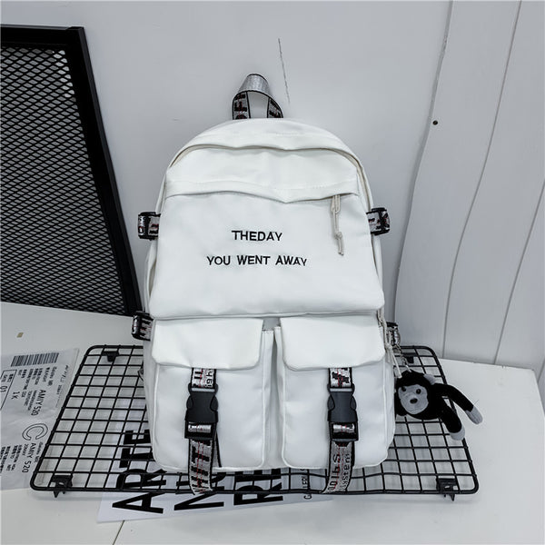 Mochila Universitaria Coreana Unisex - Diseño Minimalista y Funcional - Image 5