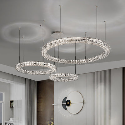 Lámpara de Araña LED Cristal Lujo Moderno Minimalista - Image 21