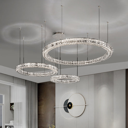 Lámpara de Araña LED Cristal Lujo Moderno Minimalista - Image 21