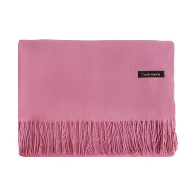 Chal Ligero con Borlas y Colores Sólidos para Mujer - Image 38