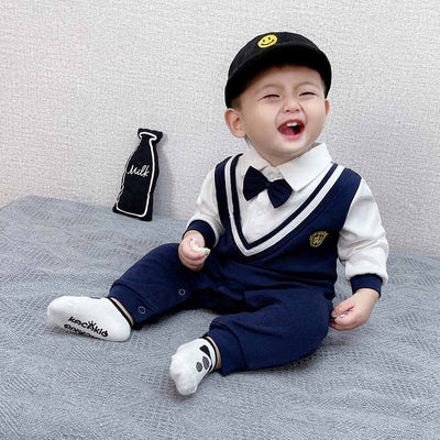 Mameluco Estilo Gentleman para Bebé