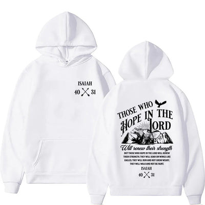 Sudaderas con Estampado de Letras Cristianas Jesús para Hombre y Mujer - Image 18